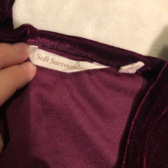 Soft Surroundings Velvet Dress (IT HAS POCKETS) - Picture 14 of 14